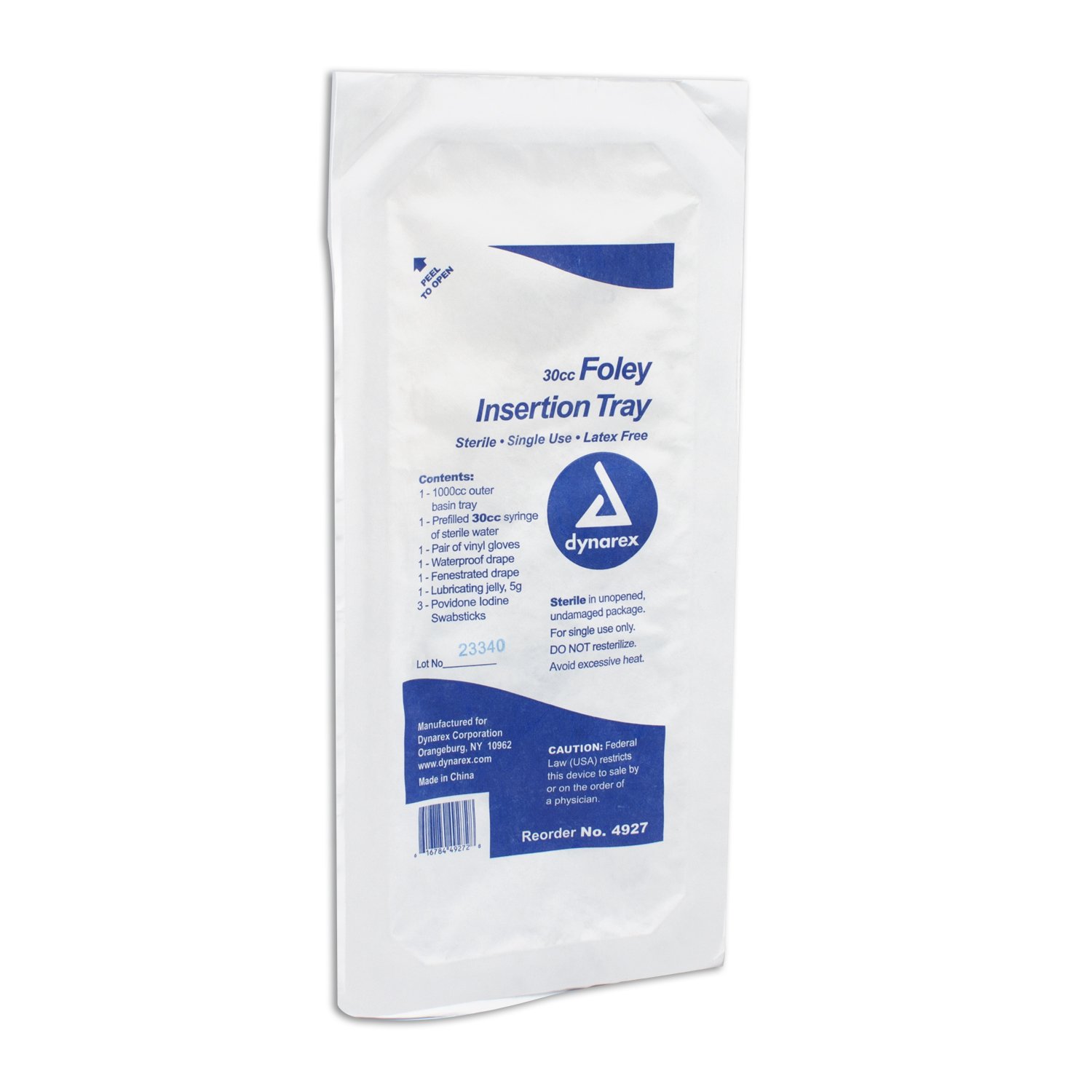dynarex Catheter Insertion Tray, 30 cc MK 735237