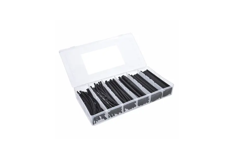 Heat Shrink Tube Kit, Black (100pcs)