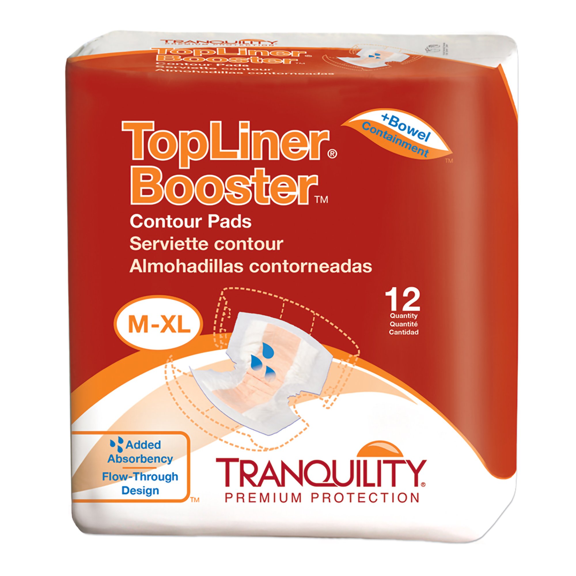 Tranquility Top Liner Added Absorbency Incontinence Booster Pad 13 x 21 Inch MK 491366