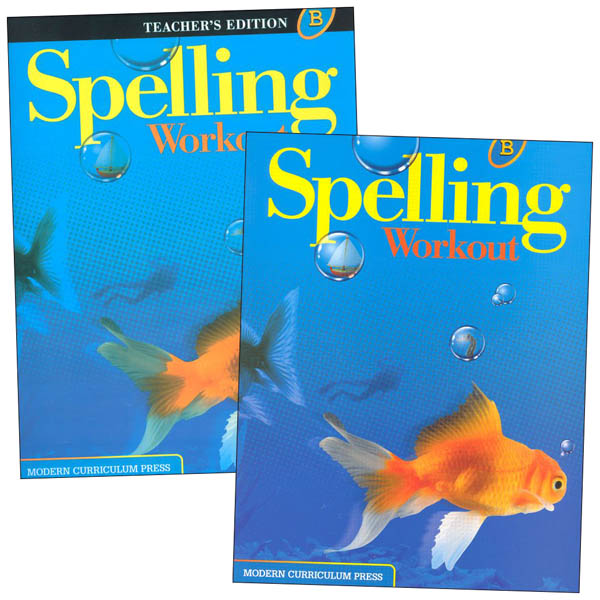 MCP Spelling Workout 2001 Homeschool Bundle B