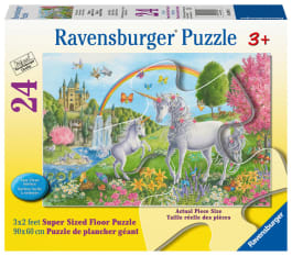 Ravensburger Prancing Unicorns Children's Floor Puzzle (24 piece)