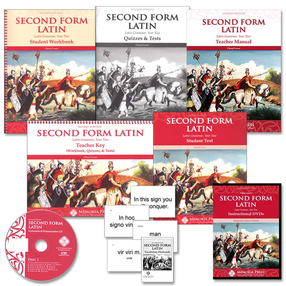 Memoria Press Second Form Latin Complete Set