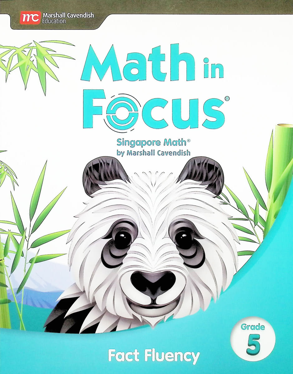 グレードファイブ（GRADE5）　数学　英語 Math in Focus Singapore Math Fact Fluency Grade 5