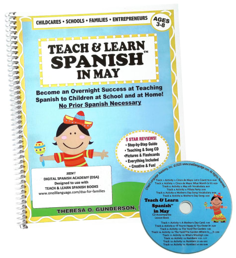 Teach & Learn Spanish in May (Book & CD)