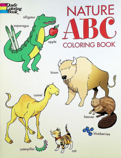 Nature ABC Coloring Book