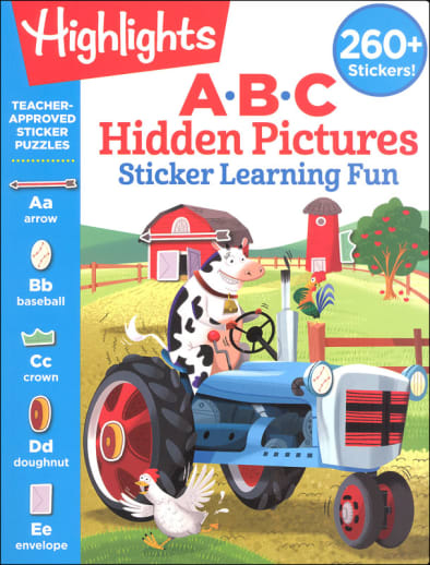 ABC Hidden Pictures Sticker Learning Fun