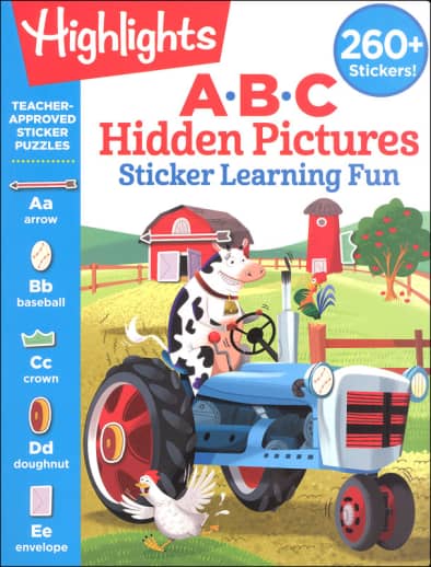 ABC Hidden Pictures Sticker Learning Fun
