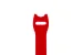Velcro One-Wrap Straps, 3/4in x 8in, Qty 25, Red