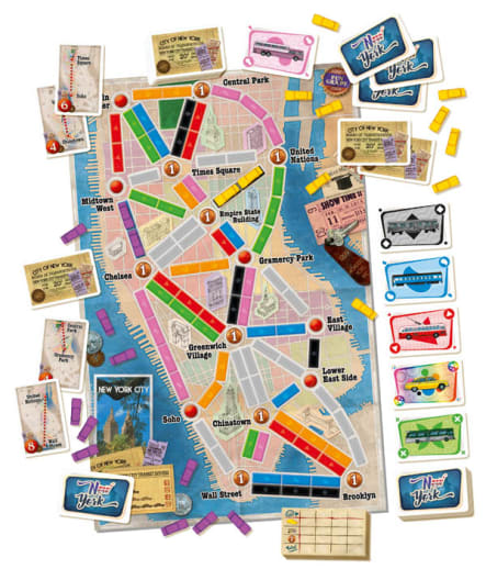 Ticket to Ride Express: New York City 1960 Game