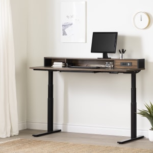 Talie - Adjustable Height Standing Desk with Built In Power Bar Talie - Adjustable Height Standing Desk with Built In Power Bar
