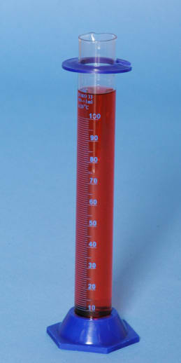 Cylinder Two-Part With Plastic Base & Bumper Guard (100ml)