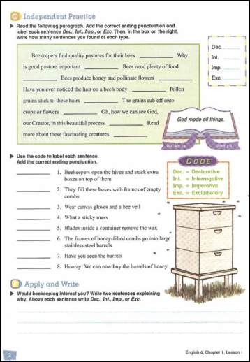 英語のWorkBook Grade2nd-6th English 6 Student Worktext, Second Edition