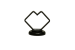 1in Black Magnetic Cable Holder, 15lb, Plenum, UL, 100pc