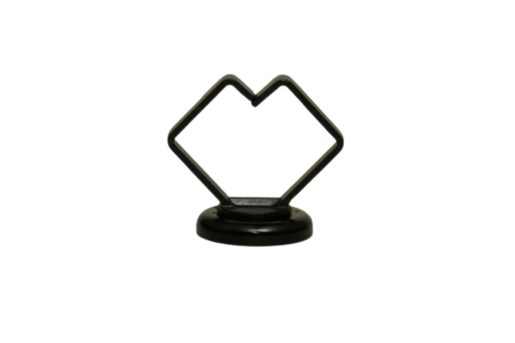 1in Black Magnetic Cable Holder, 15lb, Plenum, UL, 100pc