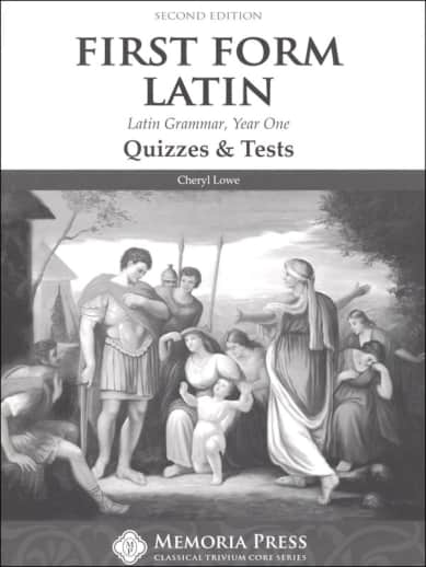 Memoria Press First Form Latin Quizzes & Tests (2nd Edition)