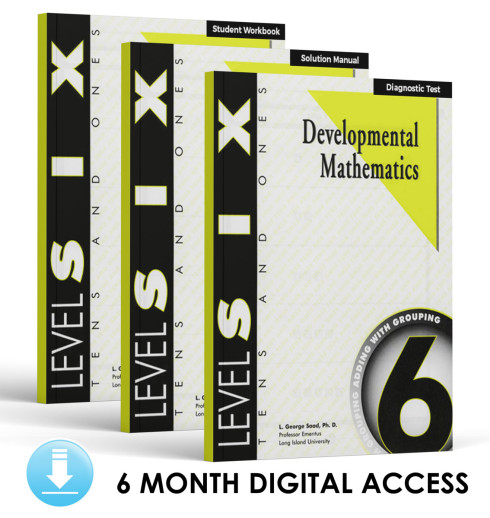 Developmental Mathematics: Level 6 E-Book Set | 4th Grade Math Curriculum | Tens & Ones: Adding and Grouping (6 Month Access)