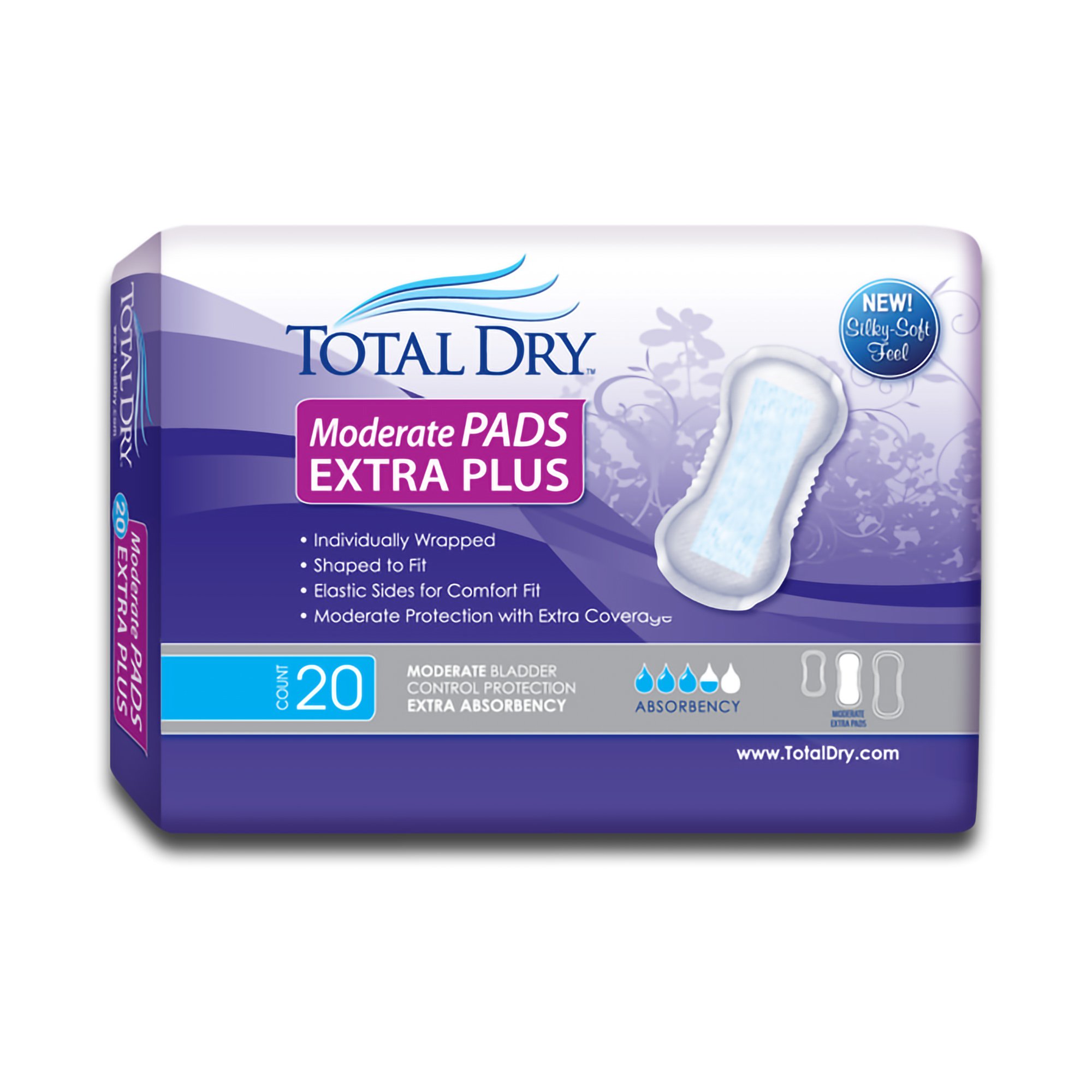 TotalDry Moderate Extra Bladder Control Pad, 13-Inch Length MK 975706