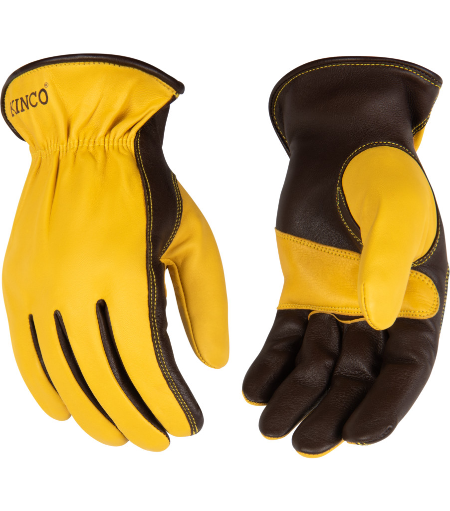 Premium Grain Sheepskin Driver with Palm Patch, Golden, large image number 2