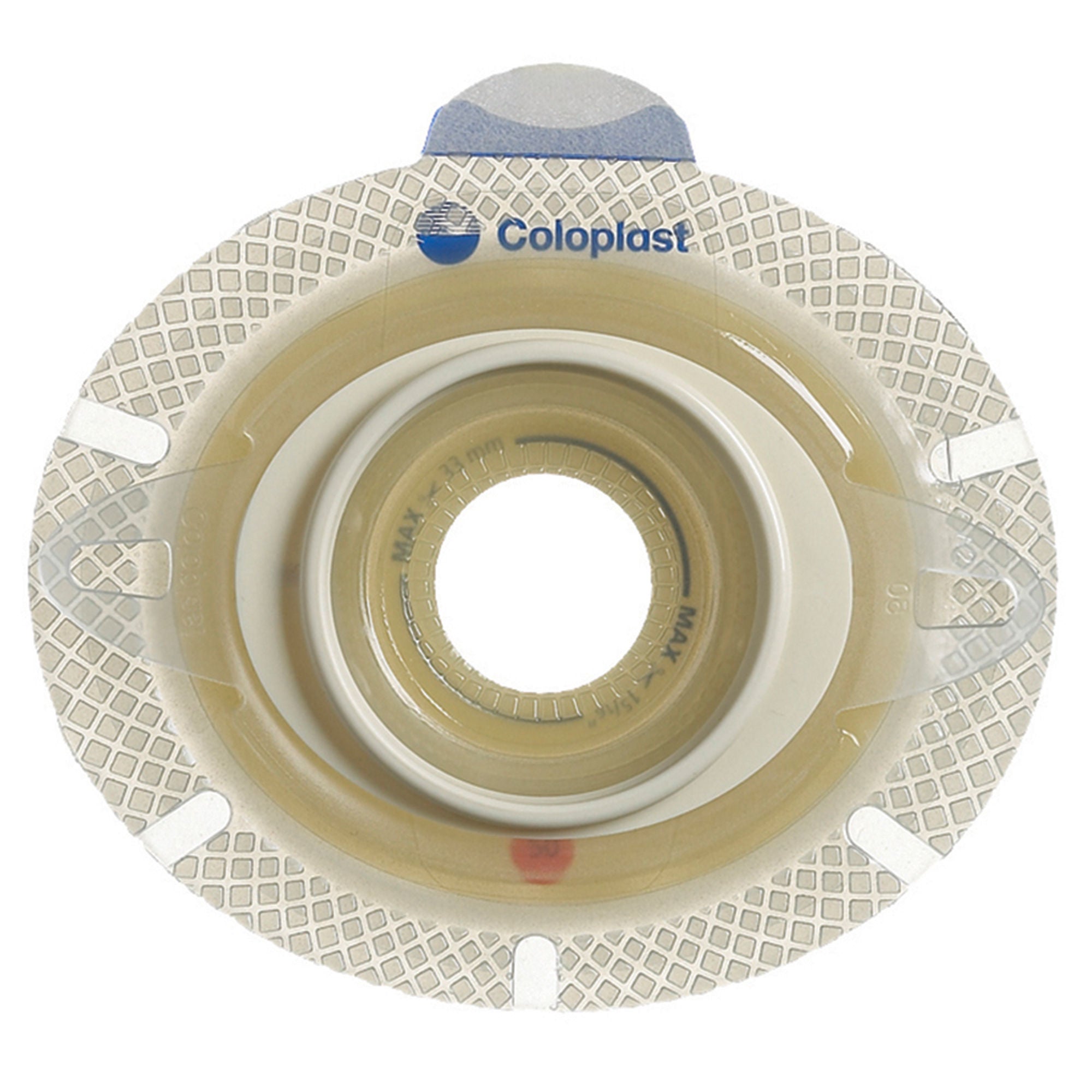 SenSura Click Xpro Flat Ostomy Barrier, Trim to Fit 10  45 mm, Red Match MK 734719