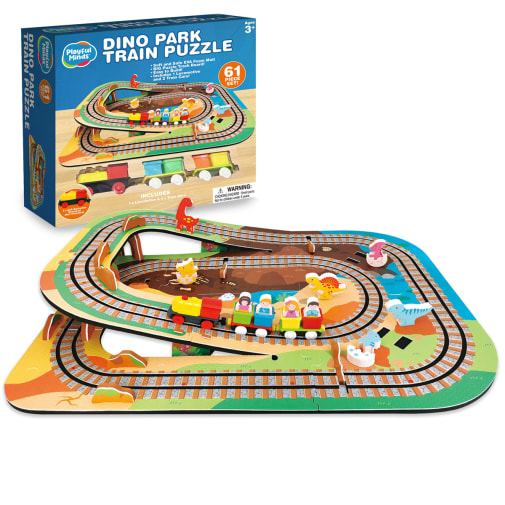 Playful Minds Dino Park Train Puzzle (61 pieces)