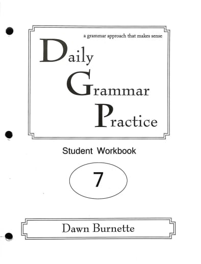 Daily Grammar Practice Student Workbook Grade 7