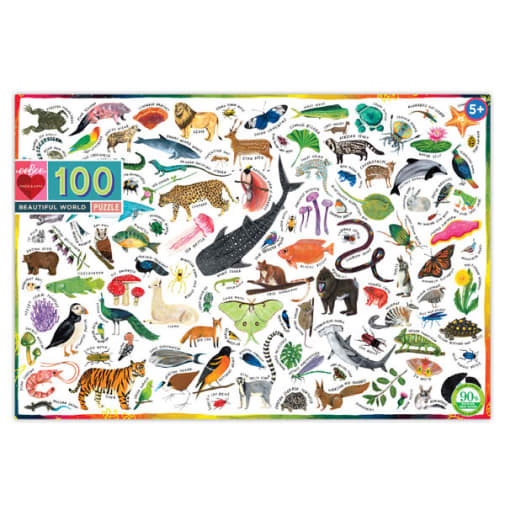 eeboo Beautiful World Puzzle (100 pieces)