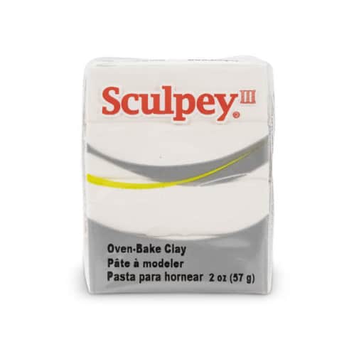 White Sculpey III Oven Bake Clay (2 oz.)