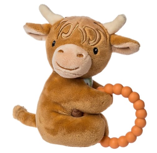 Hetty Highland Cow Teether Rattle