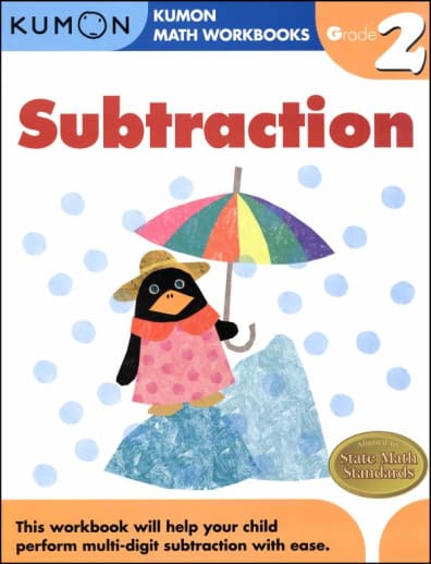 Subtraction Grade 2 Workbook