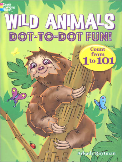Wild Animals Dot-to-Dot Fun
