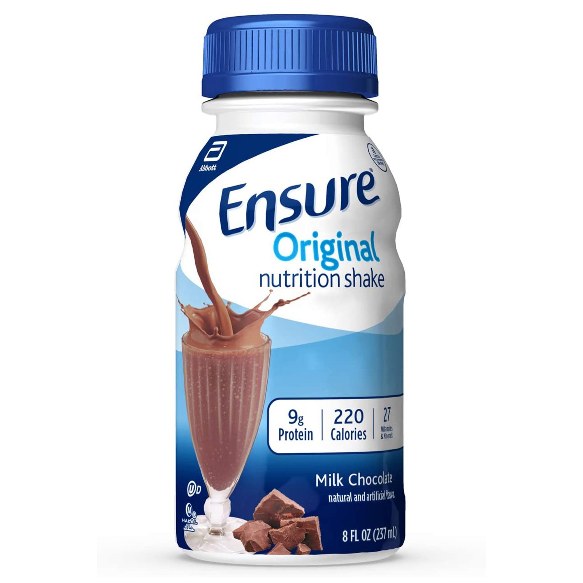 Ensure Original Nutrition Shake, Chocolate, 8-ounce bottle MK 649270
