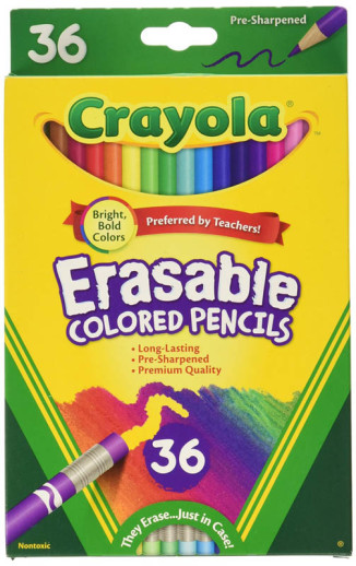 Crayola 24 ct. Erasable Colored Pencils