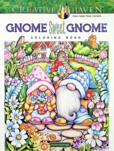 Gnome Sweet Gnome Coloring Book (Creative Haven)