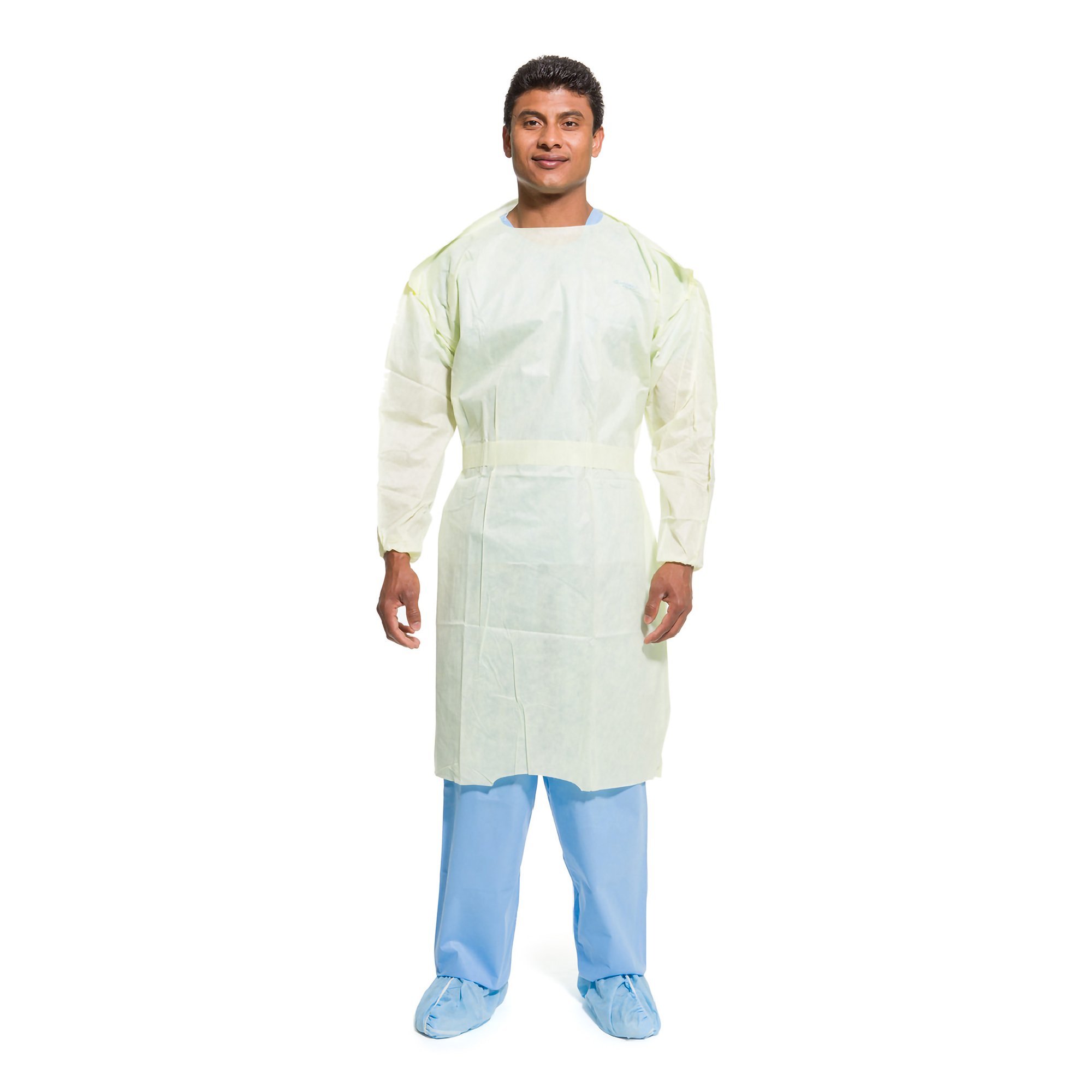 Halyard Protective Procedure Gown, Large, Yellow MK 379372