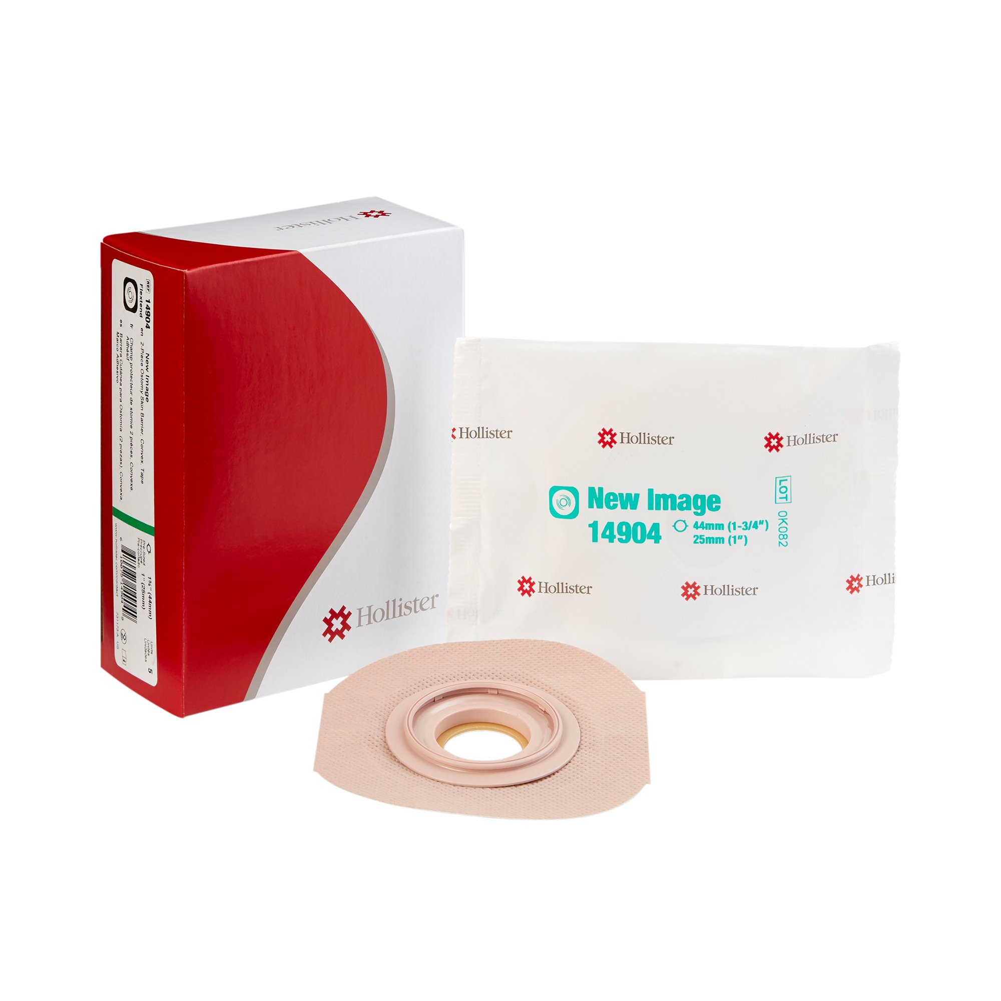 New Image Convex FlexTend Colostomy Skin Barrier With 1-Inch Stoma Opening MK 485633