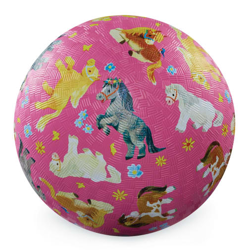 Crocodile Creek Pretty Ponies Playground Ball - 7 inch