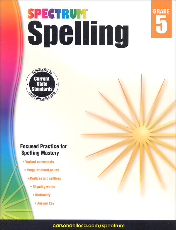 Spectrum Spelling Grade 5 (2014 Update)