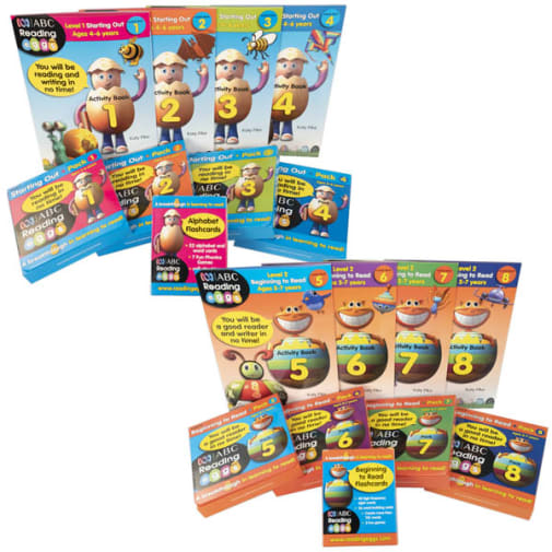 Reading Eggs Mega Book Pack (Levels 1-2 )