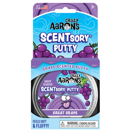 Crazy Aaron's Great Grape Putty 2.75" Tin (Fruities Scentsory Putty)