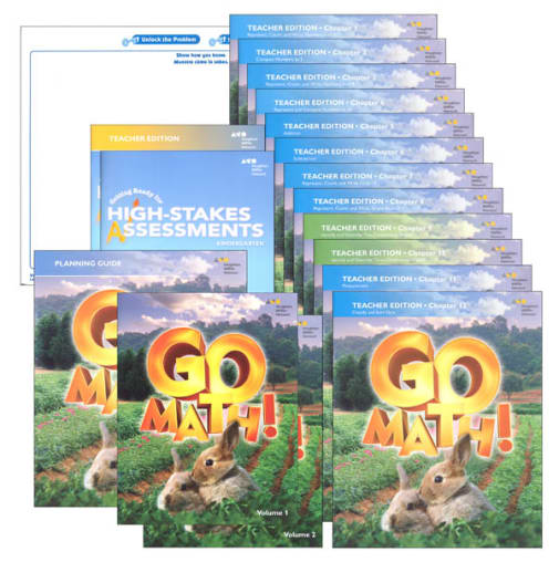 Go Math! National Homeschool Package Grade K