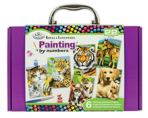 Mini Paint by Number Box Set (purple)
