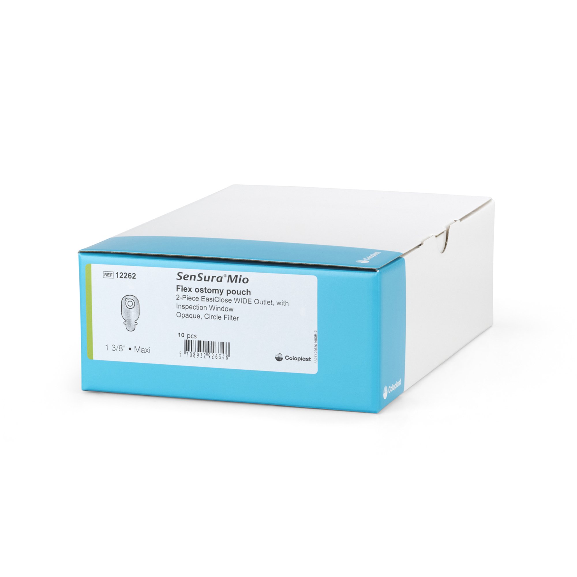 SenSura Mio Flex 2-Piece Opaque Ostomy Pouch, Green Match MK 891216