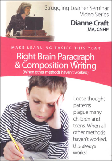 Right Brain Paragraph & Composition Writing DVD