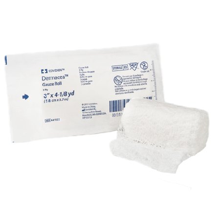 Dermacea Sterile Fluff Bandage Roll, 3 Inch x 4-1/8 Yard, 3-Ply MK 529112