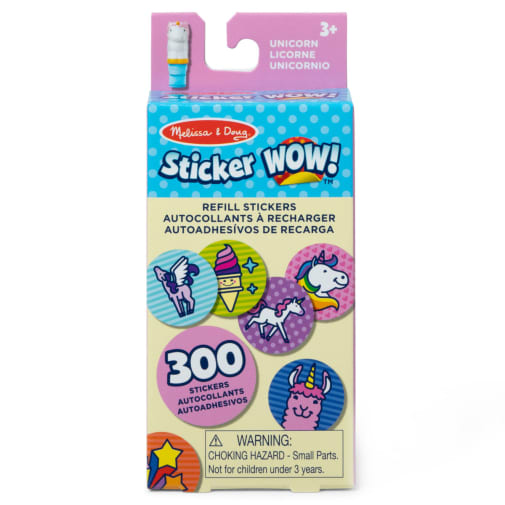 Melissa & Doug Sticker WOW! Refill Stickers - Unicorn