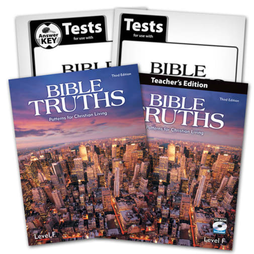 BJU Press Bible Truths Level F Home School Kit 3rd Edition