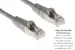 Cat6 Shielded Ethernet Patch Cable, Half-moon Boot, 2 ft, Gray