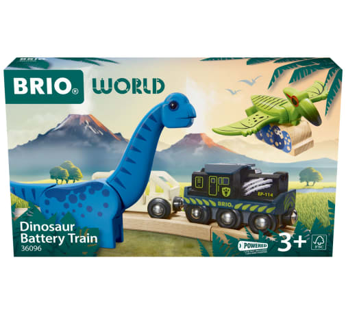 BRIO Dinosaur Battery Train Railway Set