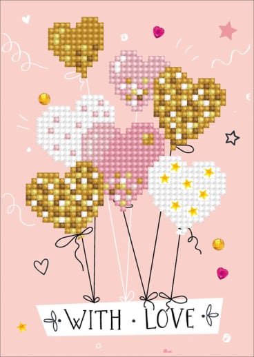 Greeting Cards - Love Balloons