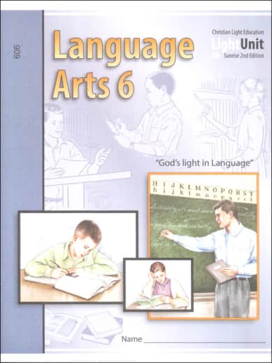 Language Arts LightUnit 606 Sunrise 2nd Edition